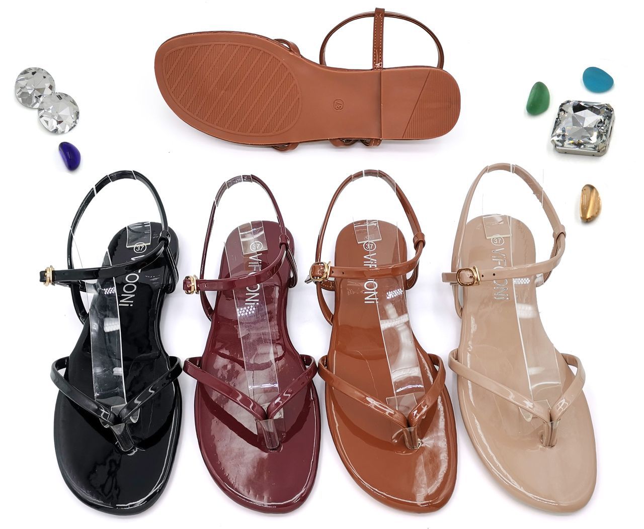 Heroes Paris Buckle Sandals – 3 Colors